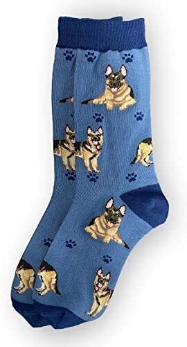 Happy Tails German Shepherd Dog Lover Socks - One Size Fits Most