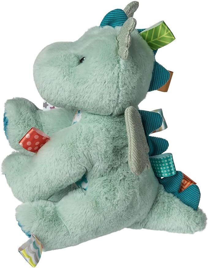 Mary Meyer Taggies Stuffed Animal Soft Toy with Sensory Tags, 11", Drax Dragon