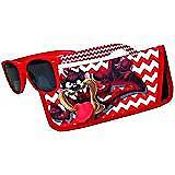 Sunglasses with Coordinating Soft Sunglass Case (Tazmanian Devil, Black)