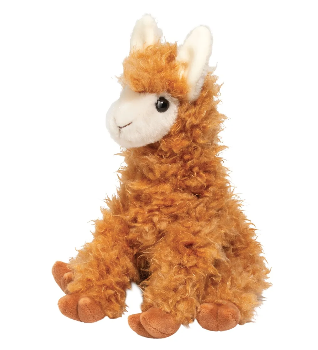 Douglas Logan Llama Plush Stuffed Animal Toy, 8" Tall Sitting