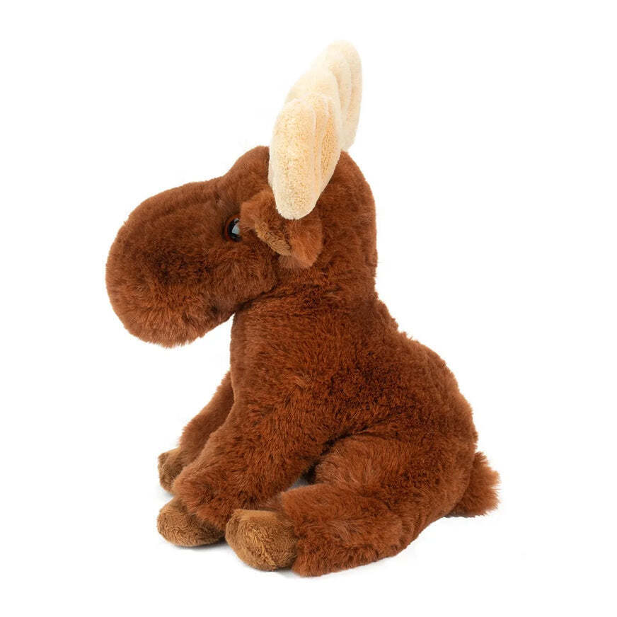 Douglas Mini Melonie Soft Moose Plush Stuffed Animal, 6" sitting
