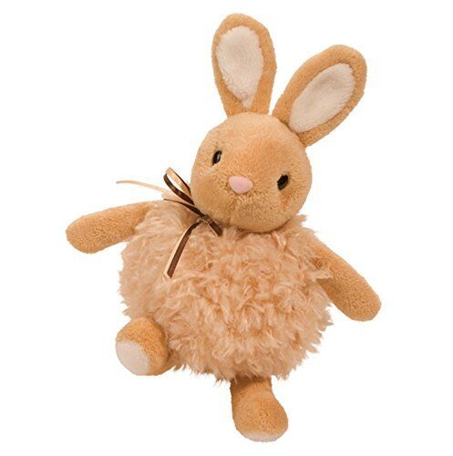 Douglas Cuddle Toys 8" OATMEAL TAN PUFF BUNNY Stuffed Animal Plush Toy