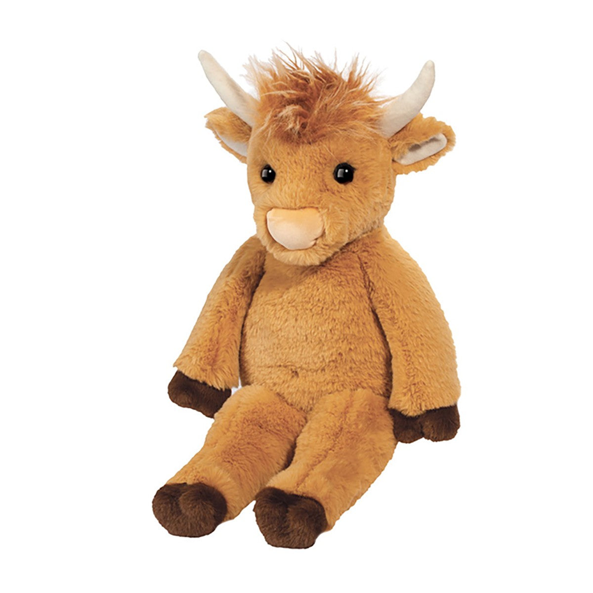 Douglas Henry Floppy Highland Cow Plush Stuffed Animal, 12"