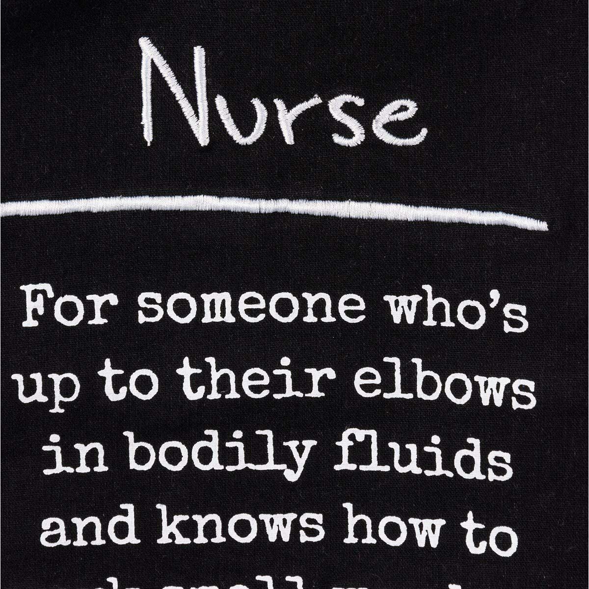 Primitives by Kathy Kitchen Embroidered Dish Towel - Definition: Nurse