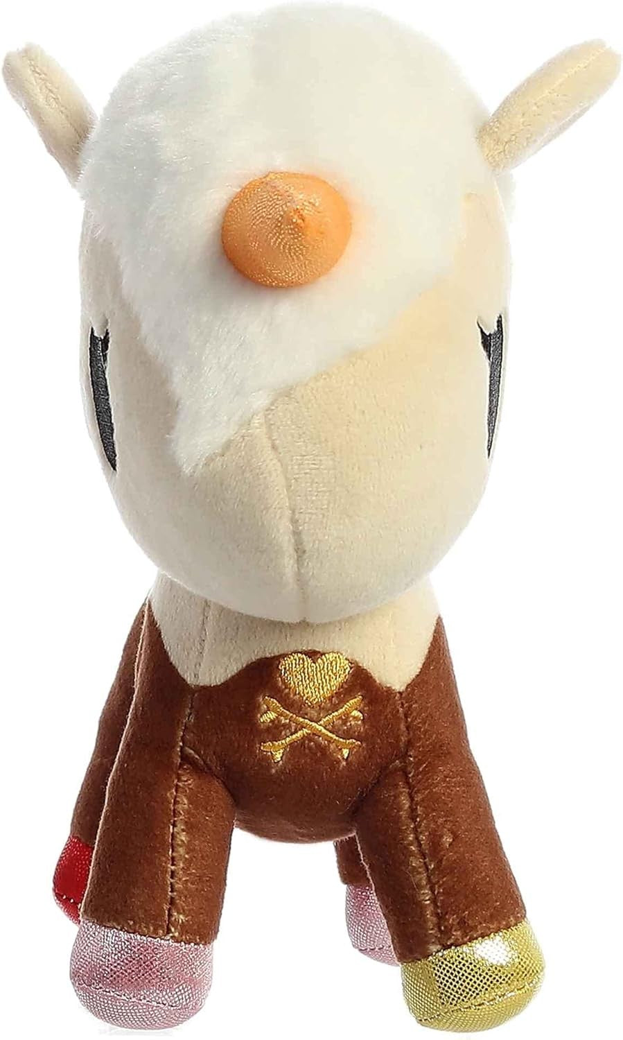 Aurora© Tokidoki Sundae Unicorno Stuffed Animal Toy Brown, 7.5 inches