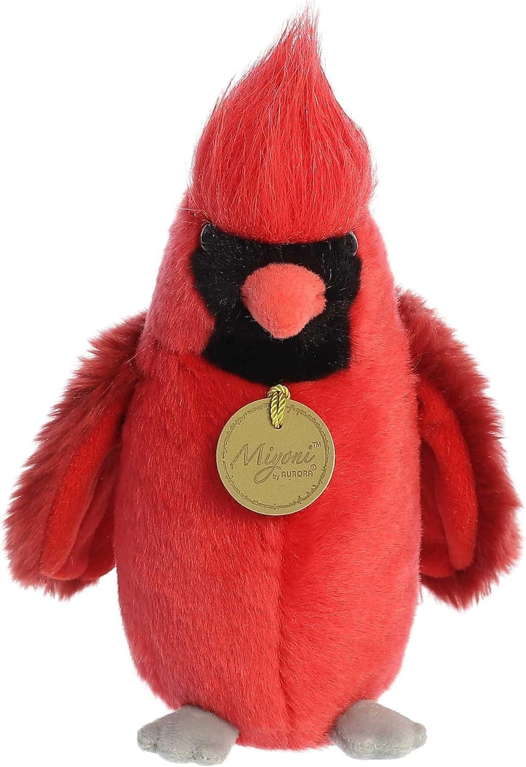 Aurora® Realistic Miyoni® Cardinal Plush Stuffed Animal- 9 in