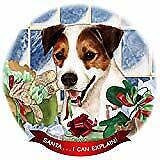 Jack Russell Tricolor Dog Porcelain Ornament Pet Gift 'Santa. I Can Explain!'