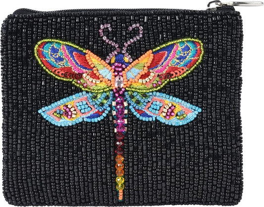 Bamboo Trading Company Coin Purse Colorful Dragonfly