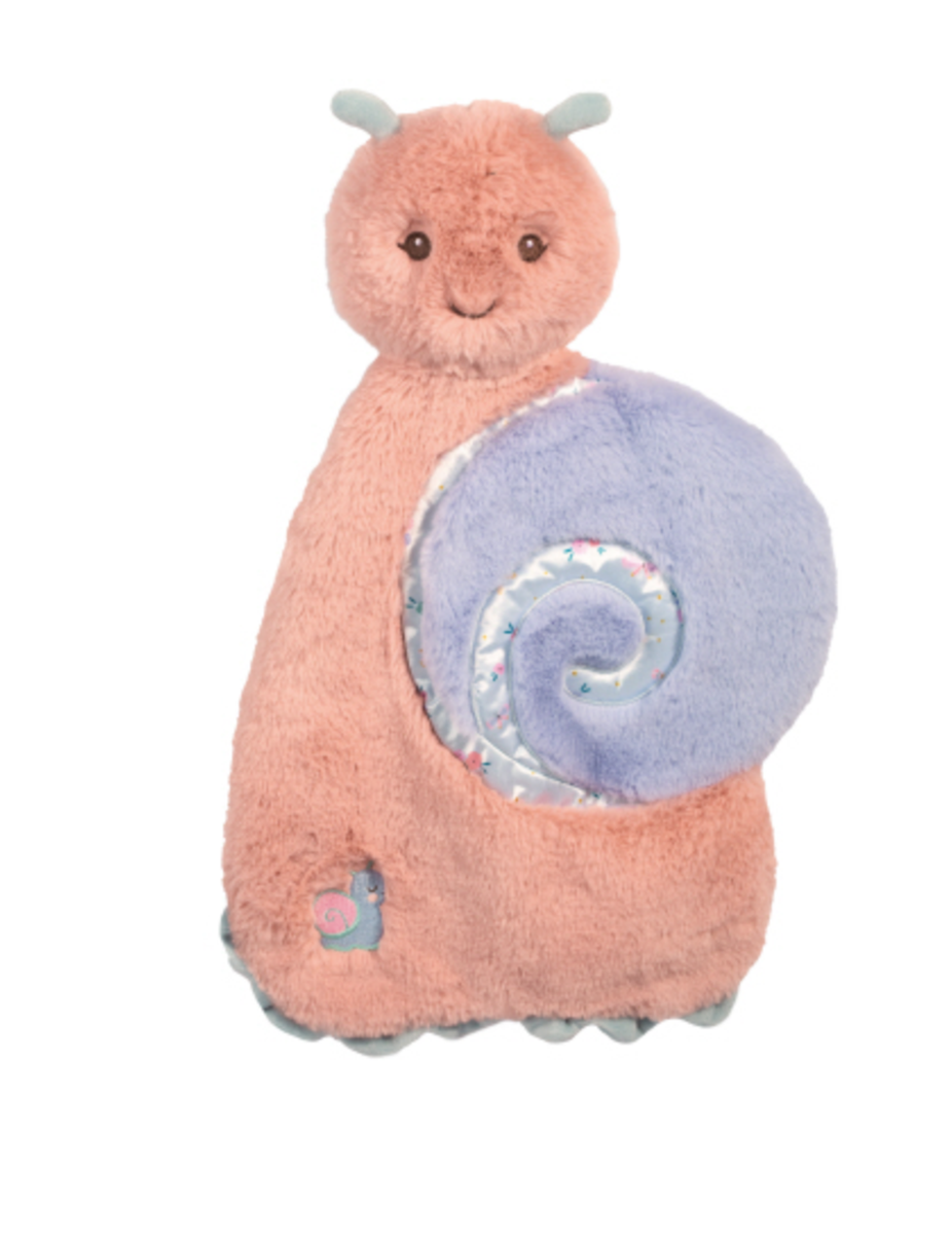 Douglas Baby Pink & Purple Shalem Snail Sshlumpie Plush Stuffed Animal, 19"