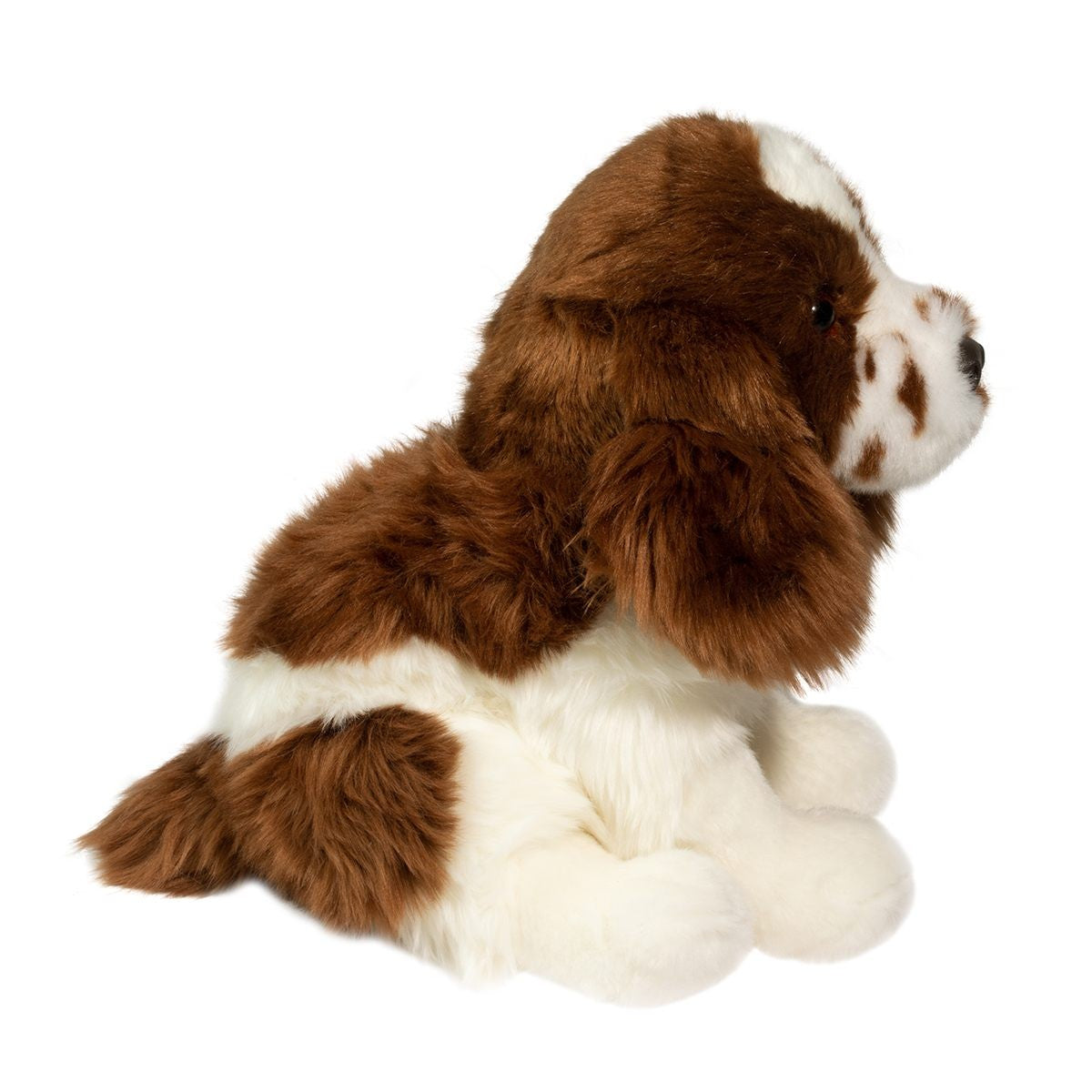 Douglas Toys Chip Springer Spaniel Liver Plush Stuffed Animal Toy, 12" sitting