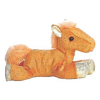 Fantasy Pony Orange Mini Flopsie Plush Stuffed Animal Toy 8" by Aurora