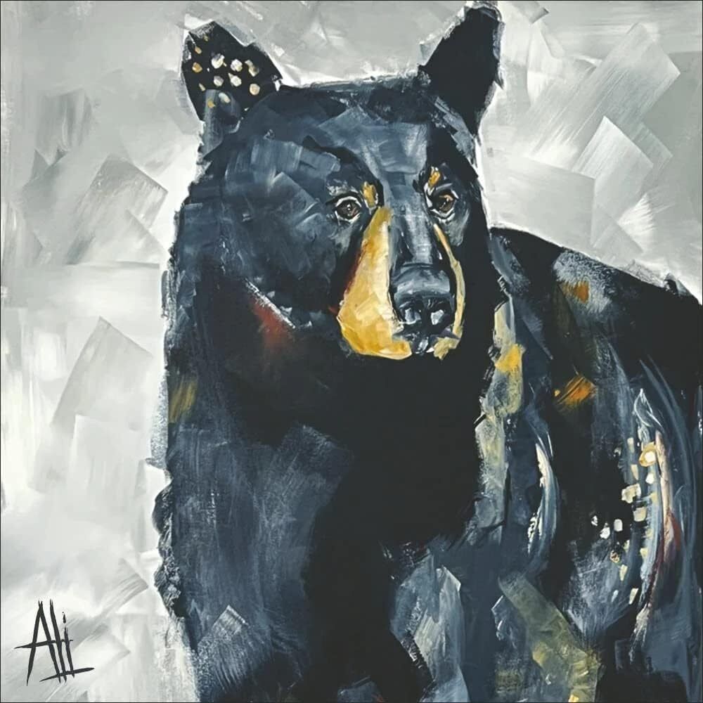 Paperproducts Design Frontier Bear Beverage/Cocktail Paper Napkins,5"x5"