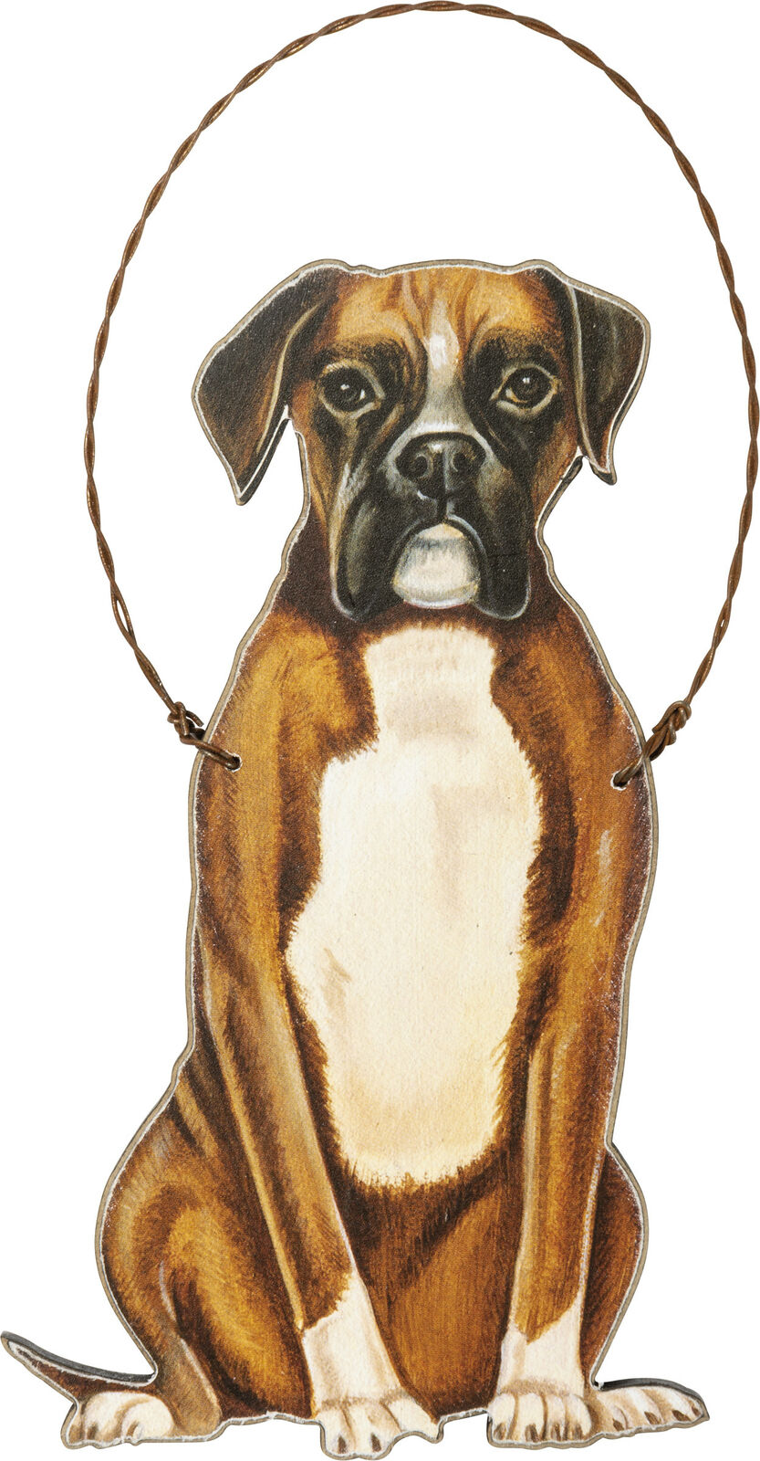 Primitives By Kathy Great Dane Christmas Ornament