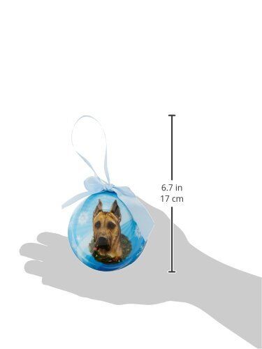 "Great Dane, Fawn Christmas Ornament" Shatter Proof Ball Easy To Personalize