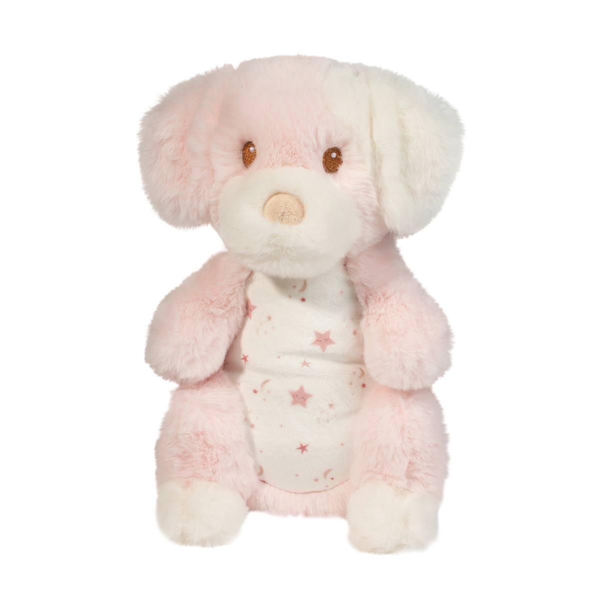 Douglas Rosy Cream Puppy Chime Plush Stuffed Animal, 9"