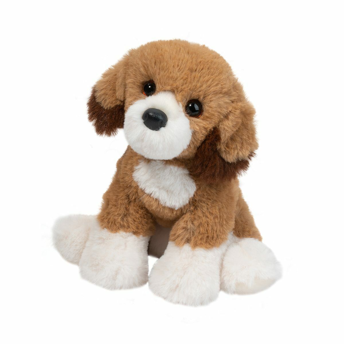 Douglas Cuddle Toys Shirlie Brown Doodle Dog Mini Soft Plush Stuffed Animal, 6"