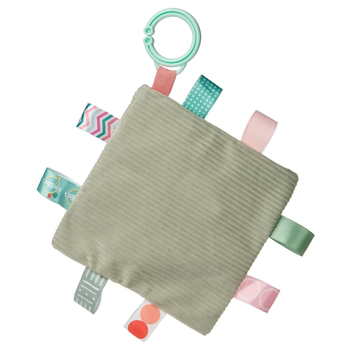 Taggies Crinkle Me Baby Paper and Squeaker Toy, 6.5 Inches, Dream Big Elephant