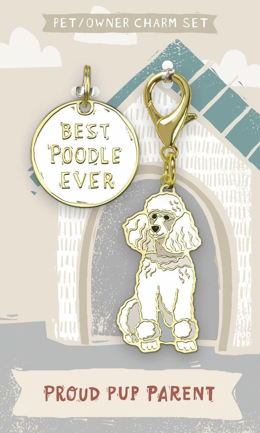 Primitives By Kathy Dog Collar Charm Set - Poodle