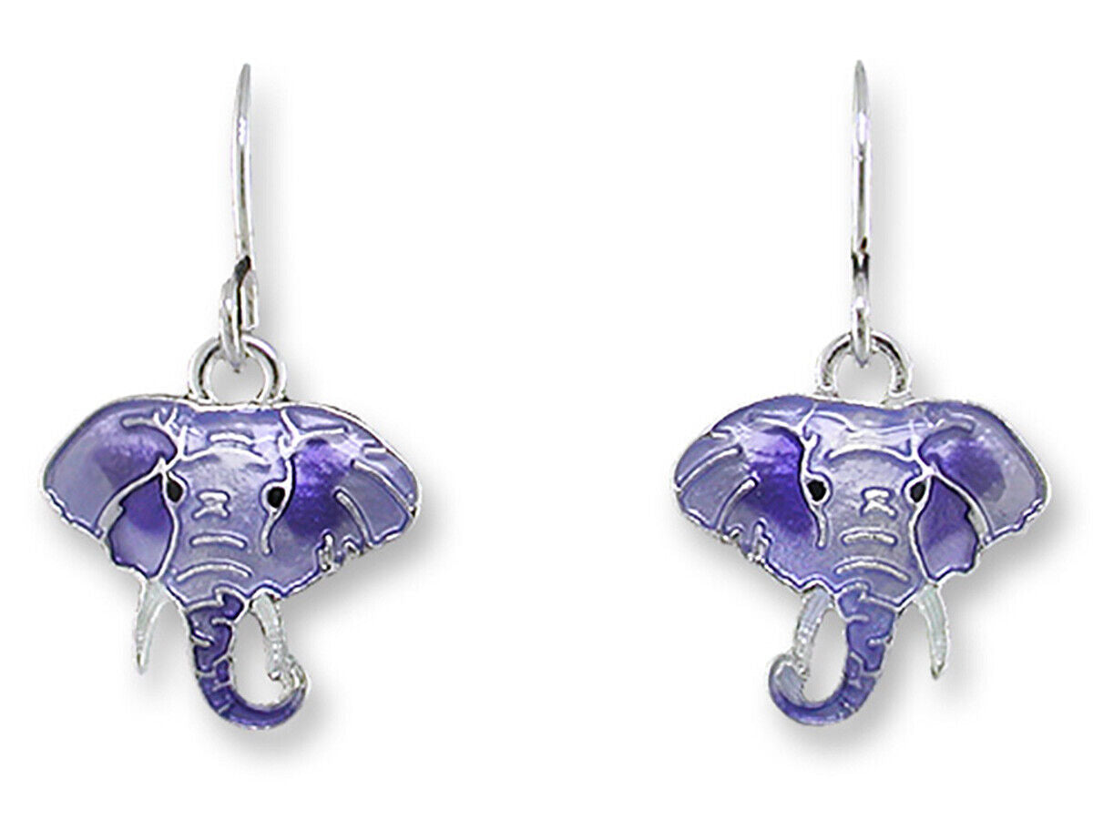 Zarah Linda Bolhuis Little Elephant Enamel Earrings by Linda Bolhuis