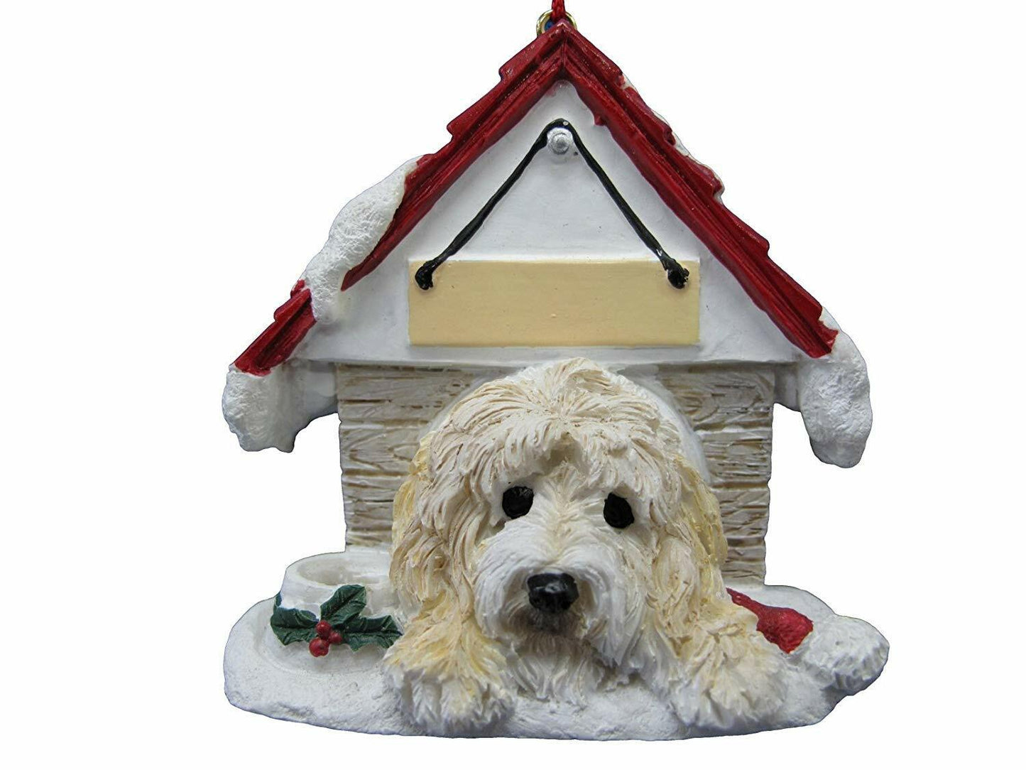 E&S Pets 35355-125 Goldendoodle Doghouse Ornament