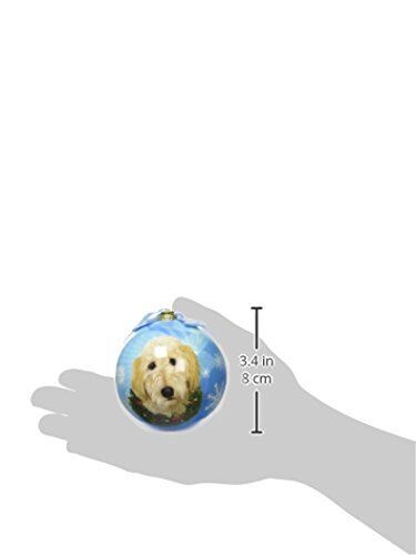 Goldendoodle Christmas Ornament Shatter Proof Ball Easy to Personalize