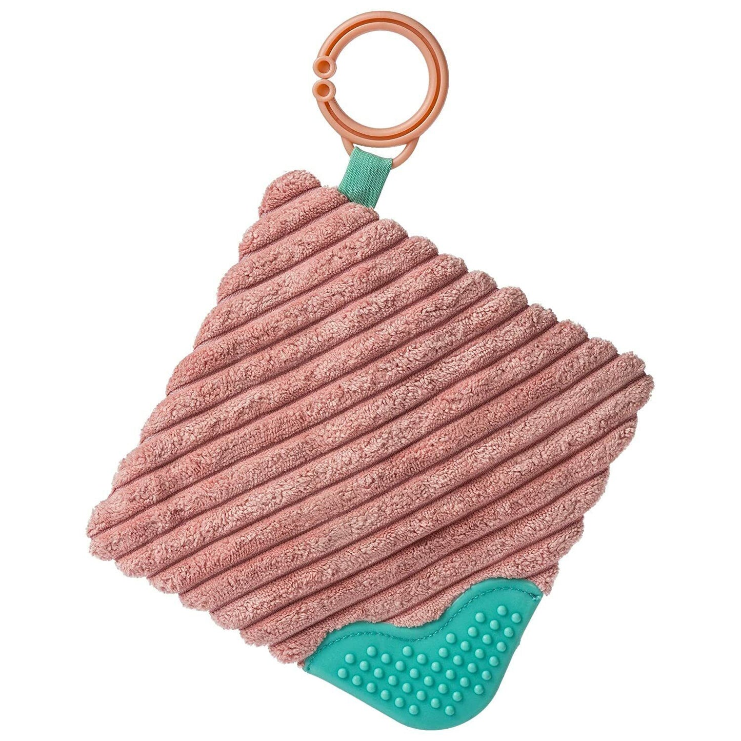 Mary Meyer Crinkle Teether Toy with Squeaker, 6", Little But Fierce Leopard