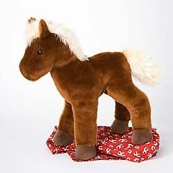 Douglas Toys Florine Chestnut Horse Plush Stuffed Animal Toy, 10"
