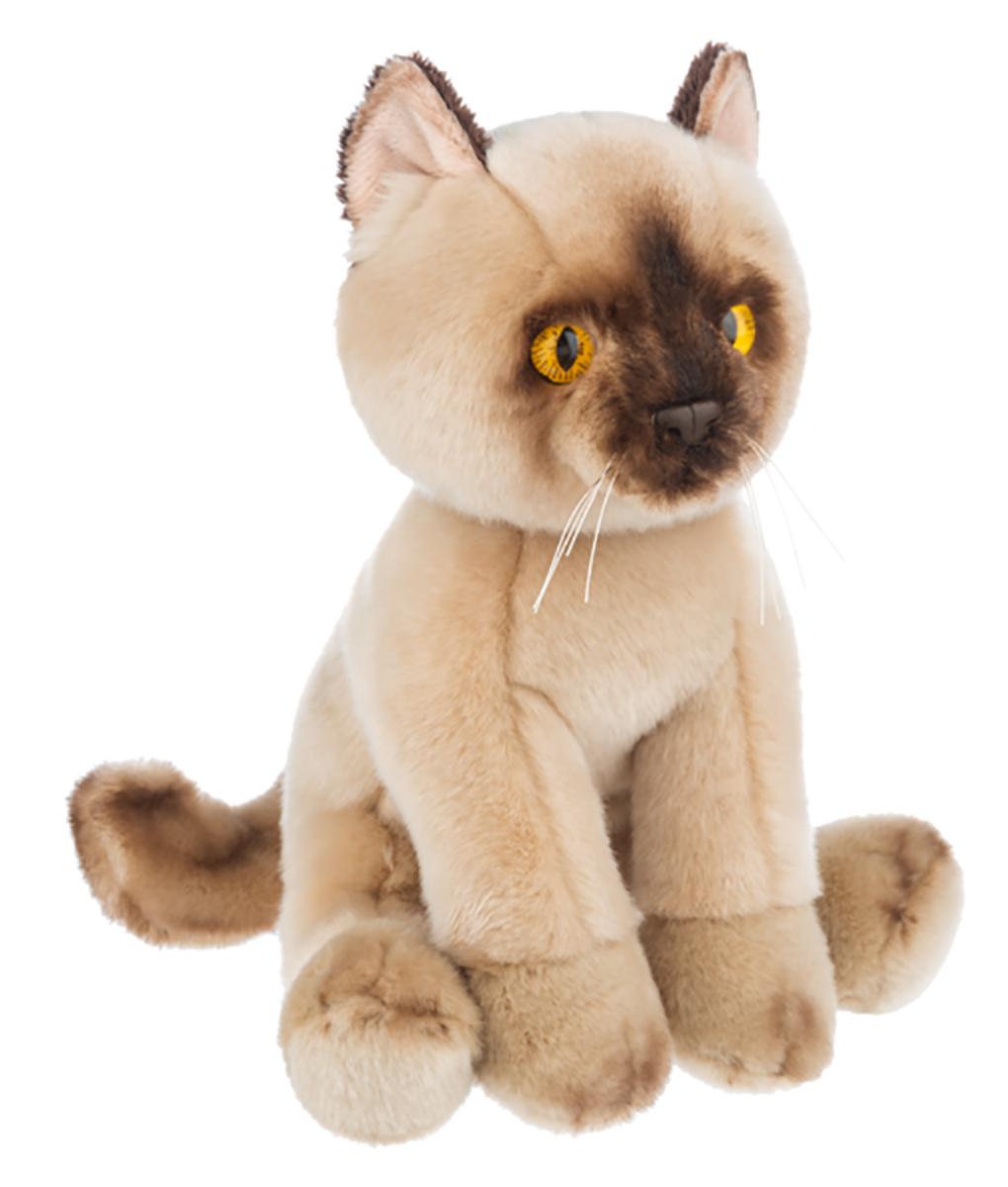 Heritage Burmese Cat 12 inch - Plush Stuffed Animal Toy by Ganz