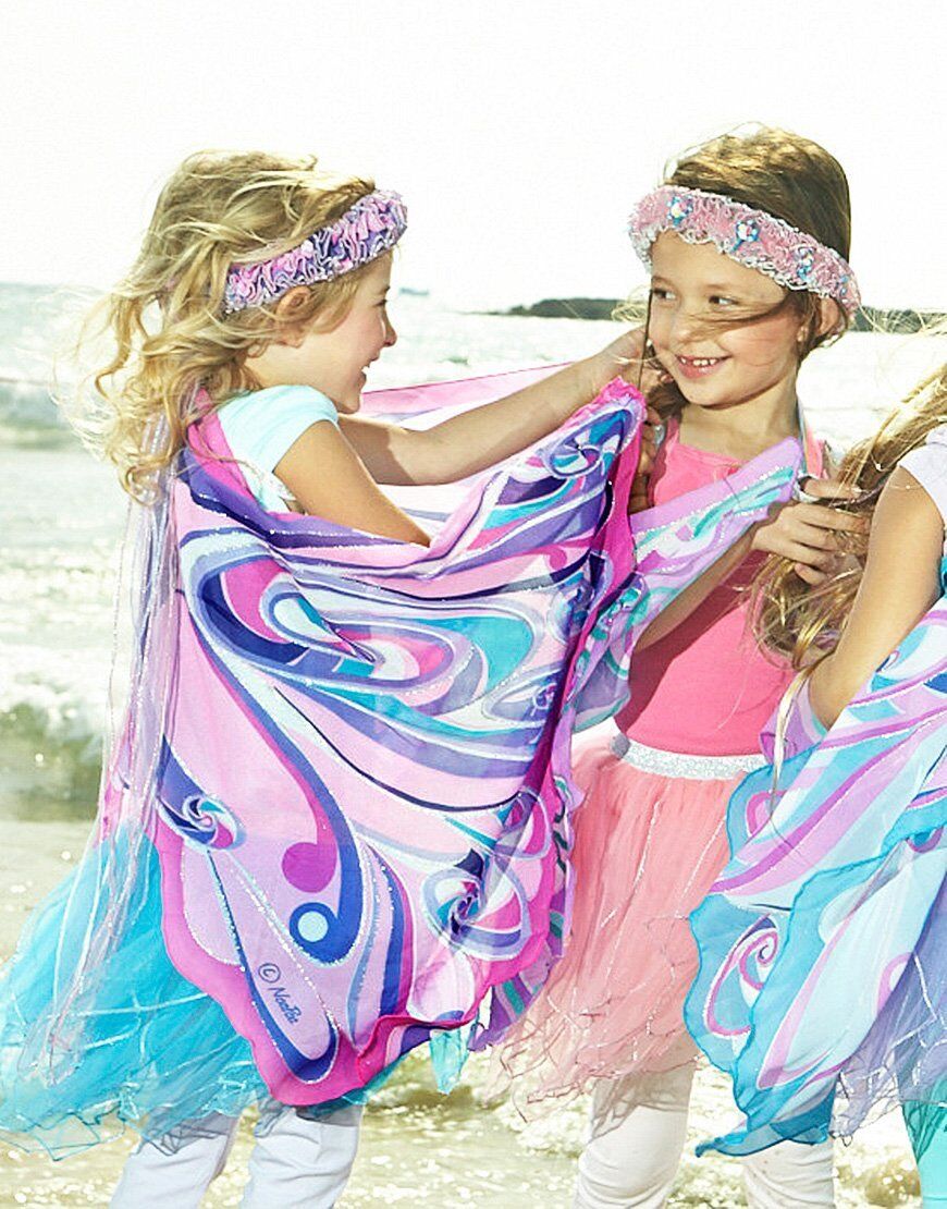 Douglas Dreamy Dress-ups Fanciful Fabric Wings - Purple Fairy Rainbow