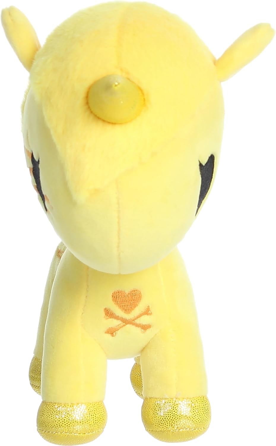 Aurora® ©Tokidoki Toki Mochi Sky Unicorno Solara Stuffed Animal Yellow, 7.5 in