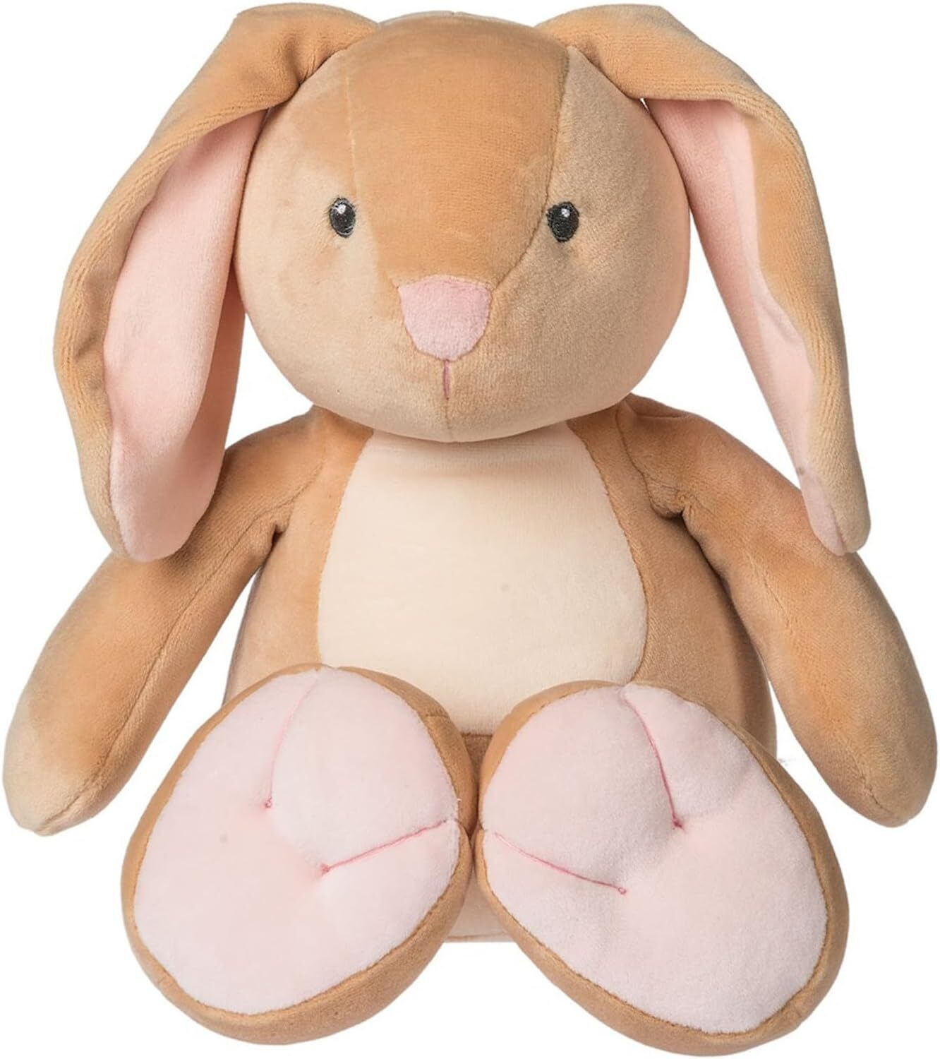 Mary Meyer Stuffed Animal Smootheez Pillow-Soft Toy, 12" Tan Hippity Hop Bunny
