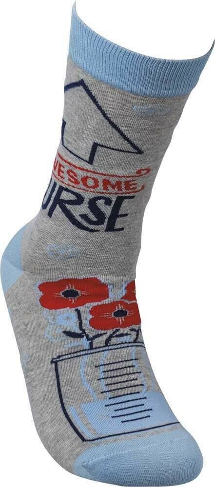 Primitives by Kathy LOL Made You Smile Silly Socks Awesome Nurse