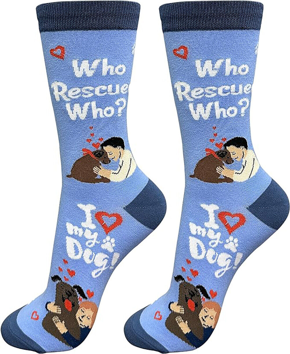E&S Pets Pet Lover Socks, Who rescued who?