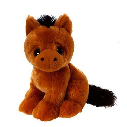 Fiesta Plush - Big Eye HORSE (Sitting - 9 inch) Plush Stuffed Animal Toy