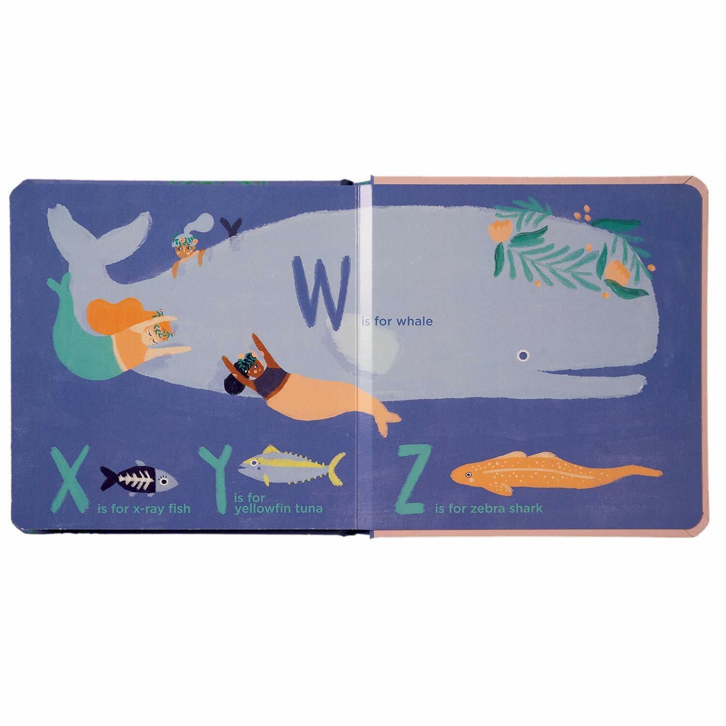 Manhattan Toy Mermaid's ABCs Baby Board Book, Ages 6 Months and up