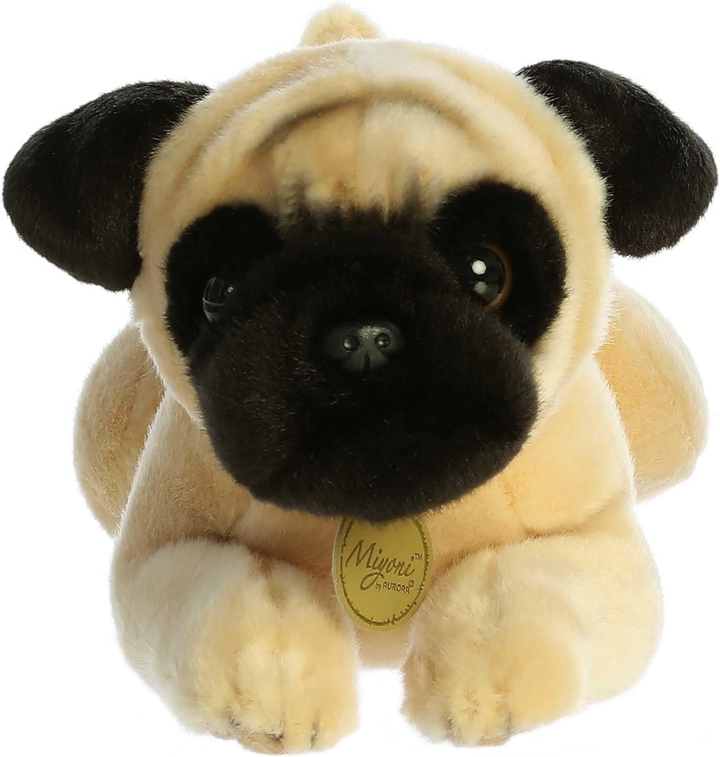 Aurora® Realistic Miyoni® Tan Pug Stuffed Animal , 11 inches