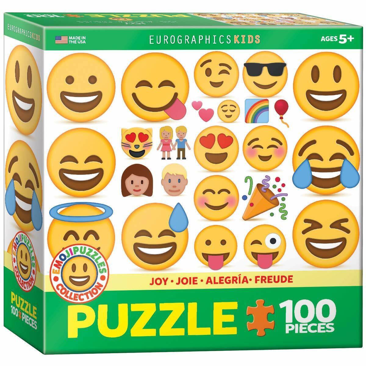 EuroGraphics Joy Emoji Puzzle Jigsaw Puzzle (100-Piece)