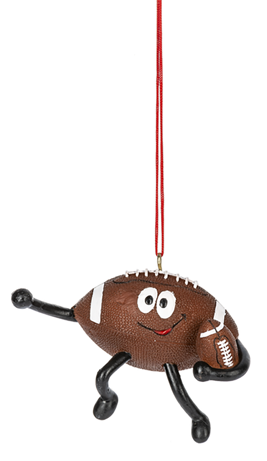 Midwest-CBK "Football" Christmas/Everyday Ornament, 2.5 inches