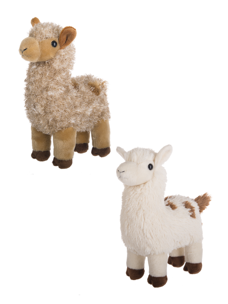 Hands on Ganz Ganz Lulu Llama Plush Toy 11" (Cream with Spots)
