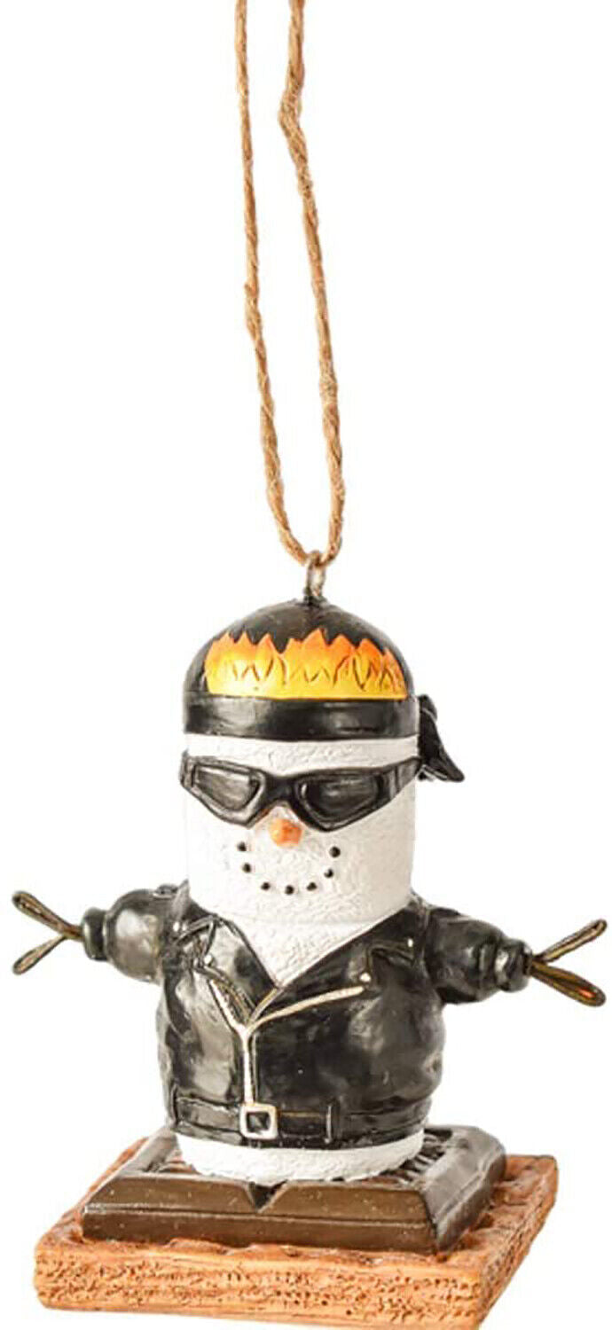 Ganz MX179692 S'Mores Biker Decorative Hanging Ornament, 3 Inches