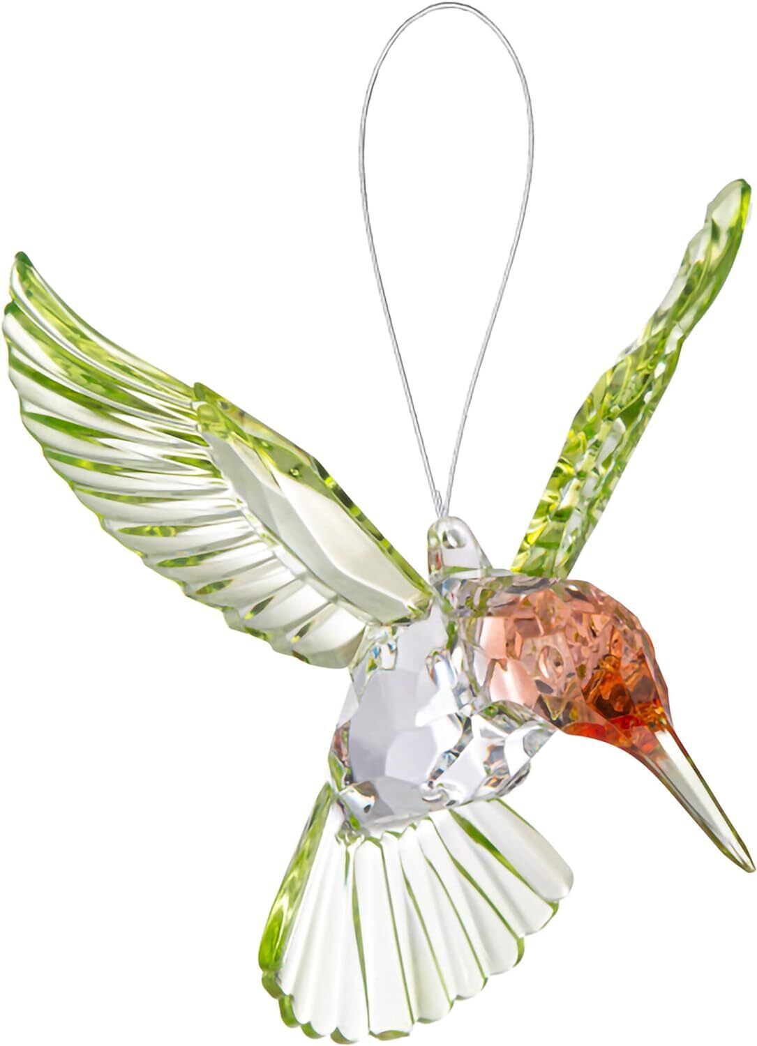 Crystal Expressions Ganz Red Throated Hummingbird Ornament, ACRY-950, 4.5"
