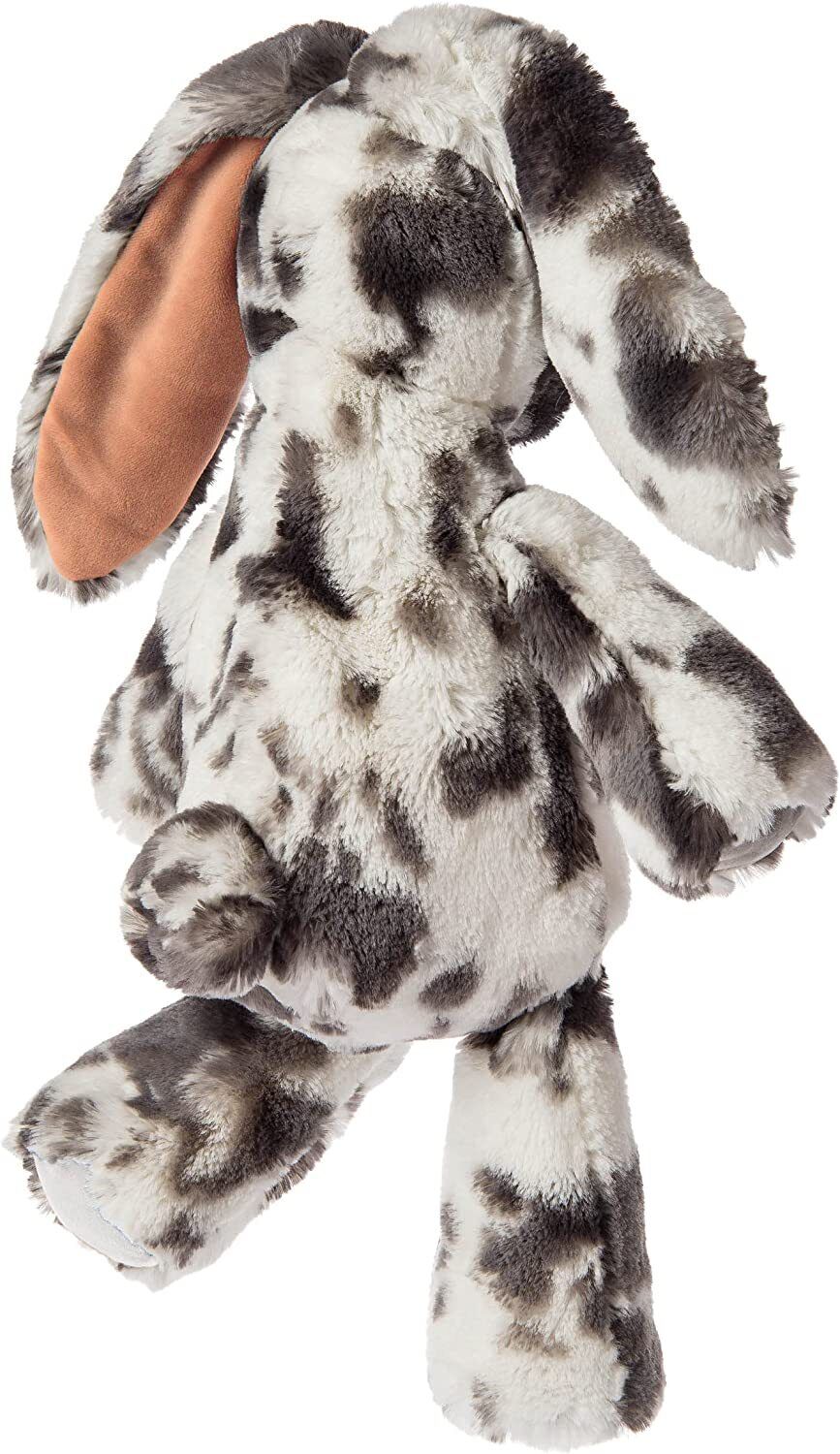 Mary Meyer Marshmallow Stuffed Animal Bravo Bunny, 13", White & Gray Spotted