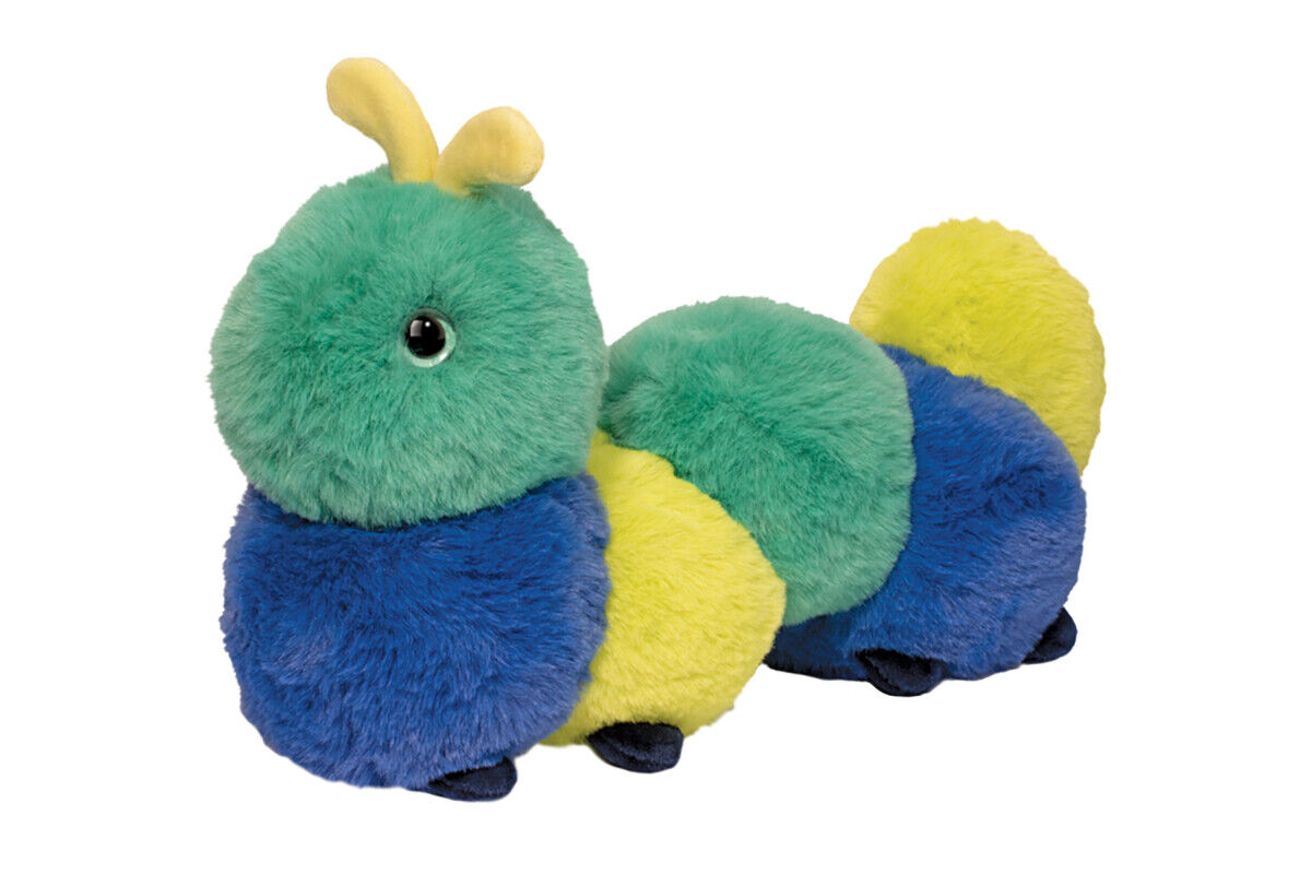 Douglas Crunchie Blue Caterpillar Soft Plush Stuffed Animal, 11"