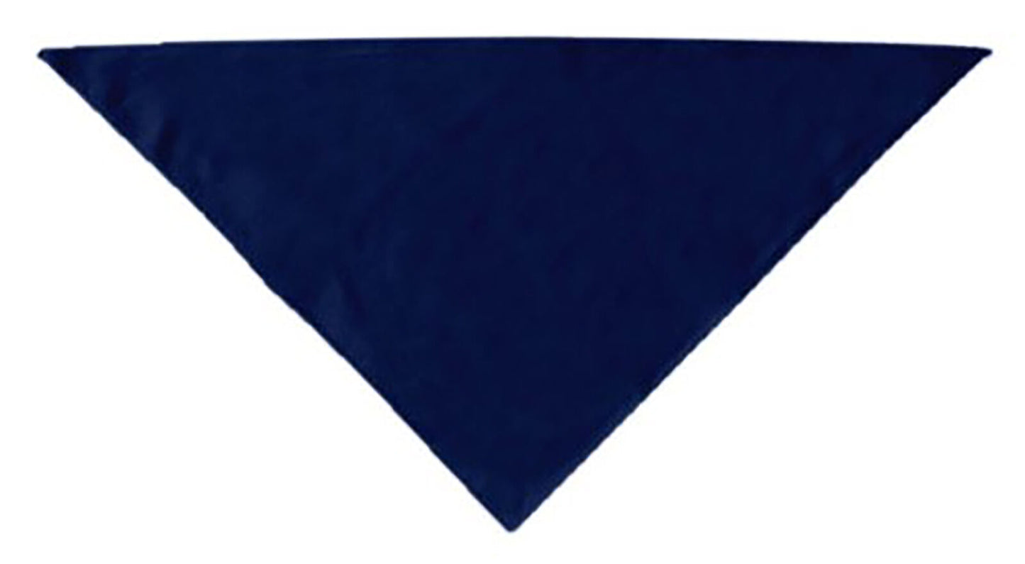 Mirage Pet Products Plain Bandana Navy Blue Large