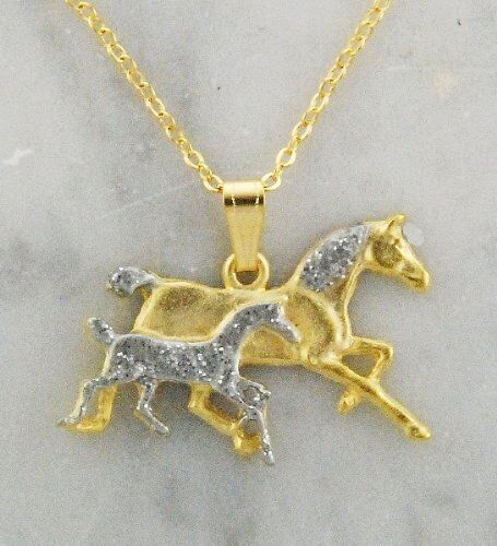 Finishing Touch Mare & Foal Necklace