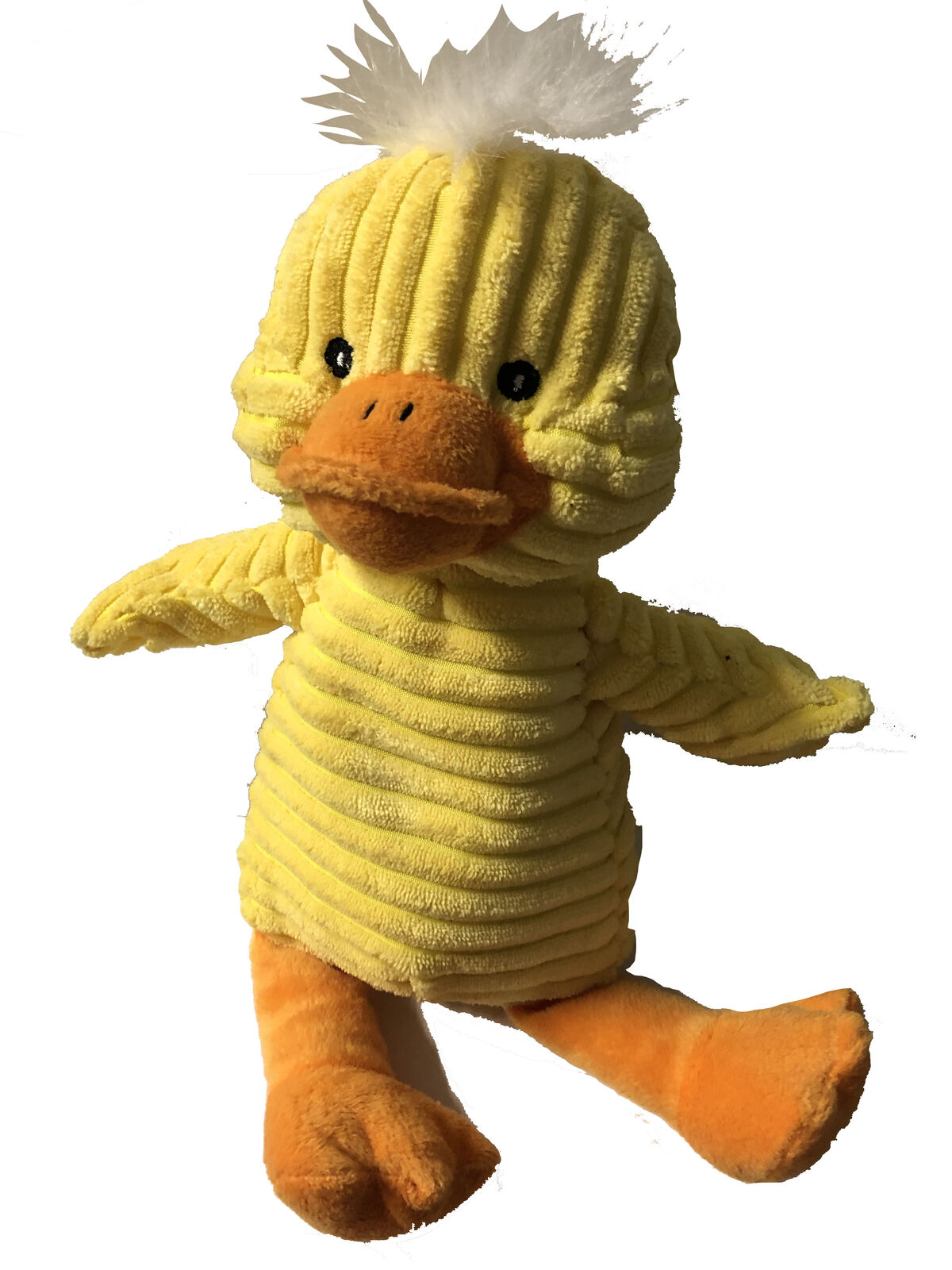Kordy Jr Yellow Duck Plush Stuffed Animal Toy, 12" by Unipak