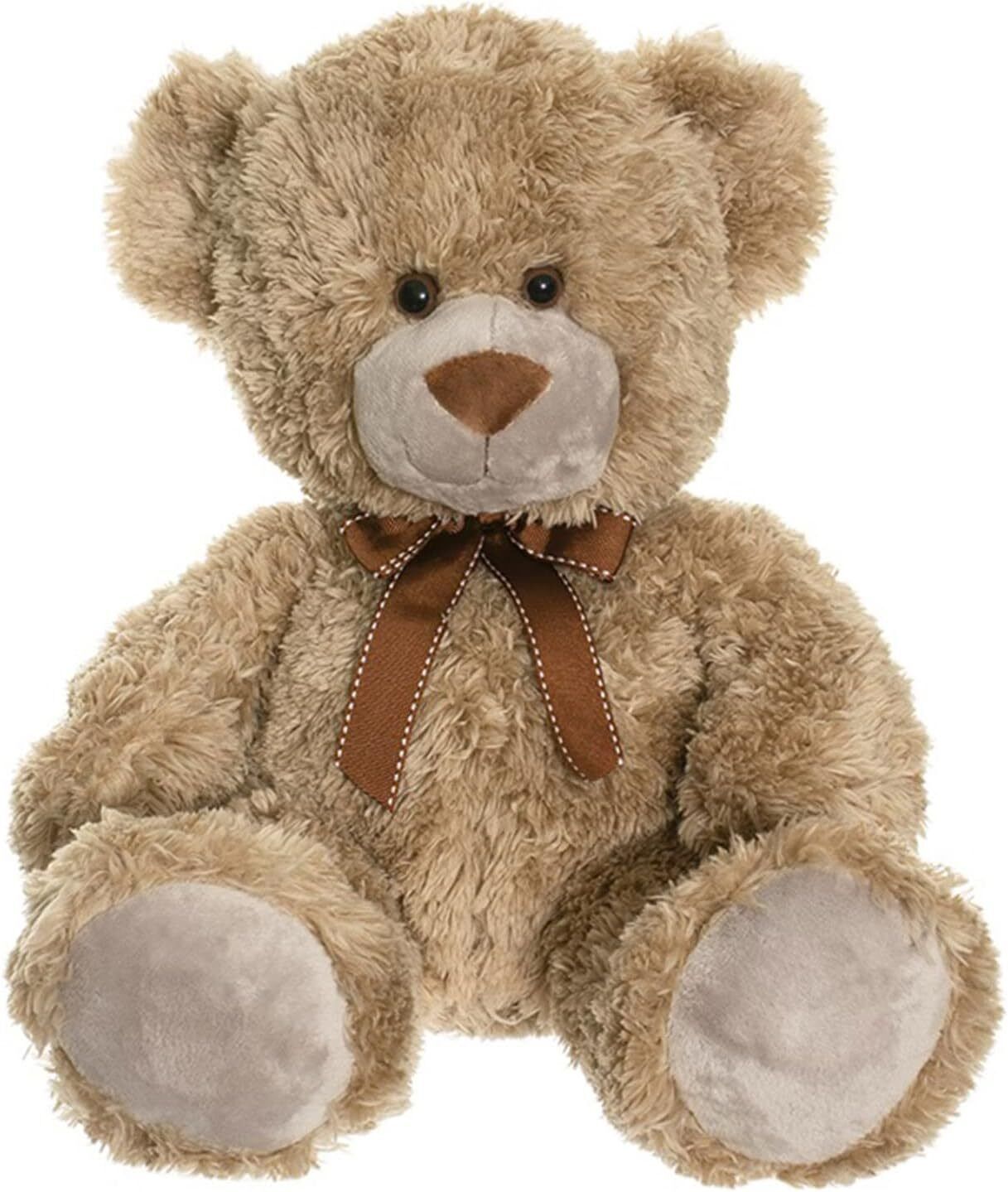 Teddykompaniet - Teddies - Roger, Brown, Plush Stuffed Animal Toy, 45 cm