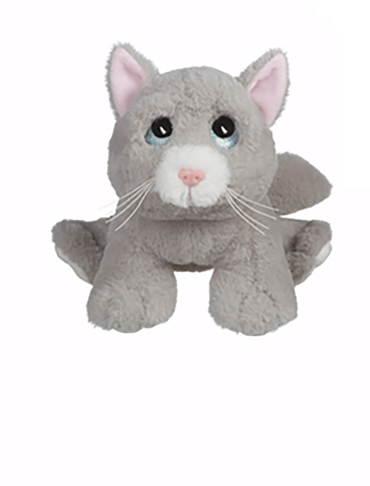 Ganz Baby Girl Boy Plush Stuffed Animal Toy Heart Tuggers 8" Gray Kitten