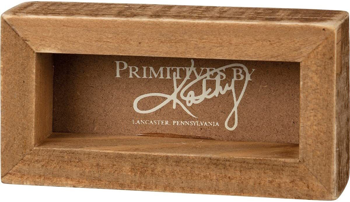 Primitives by Kathy 109410 Box Sign Mini - Believe, 4 x 2 x 1-inch