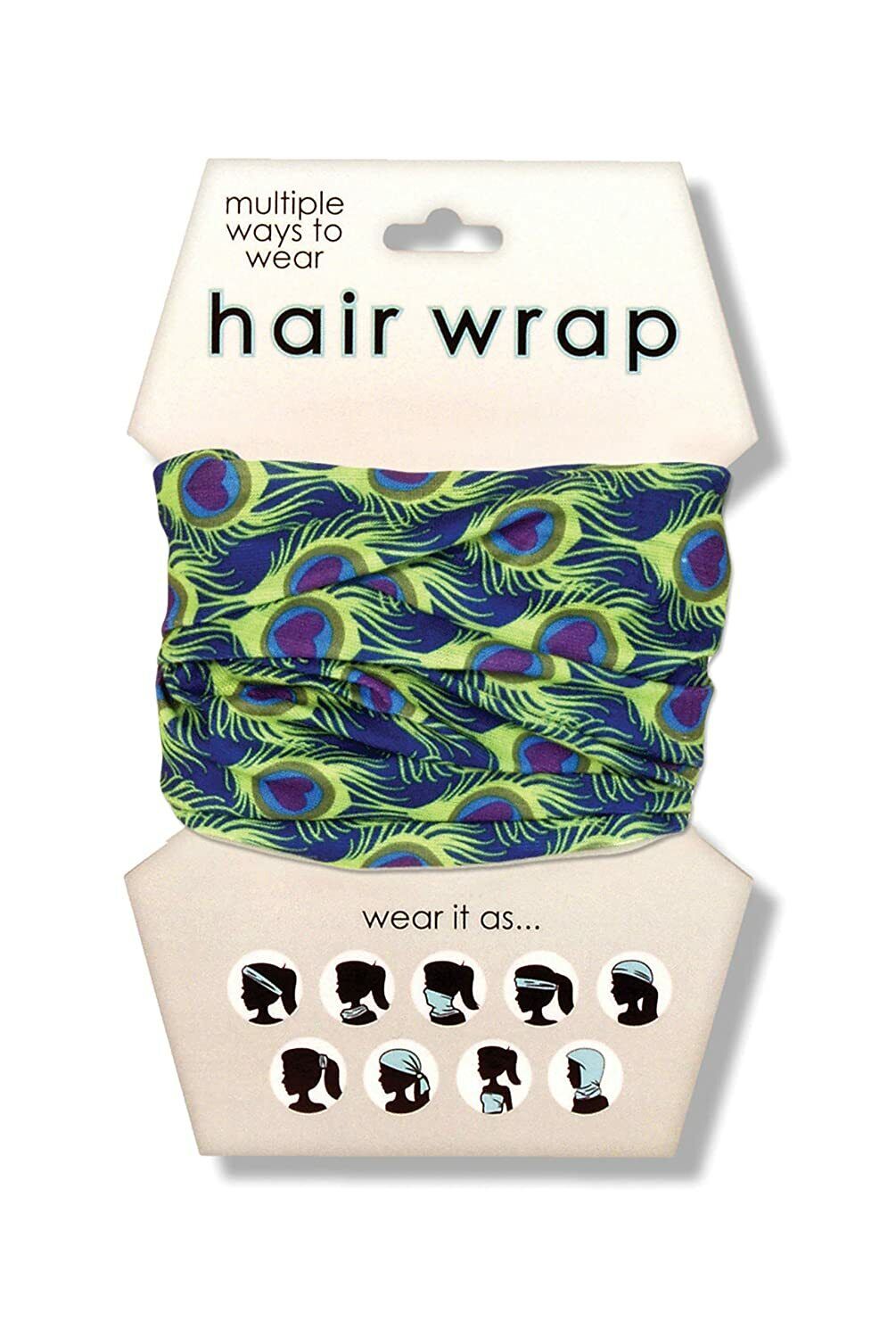 Spoontiques Peacock Hair and Face Wrap
